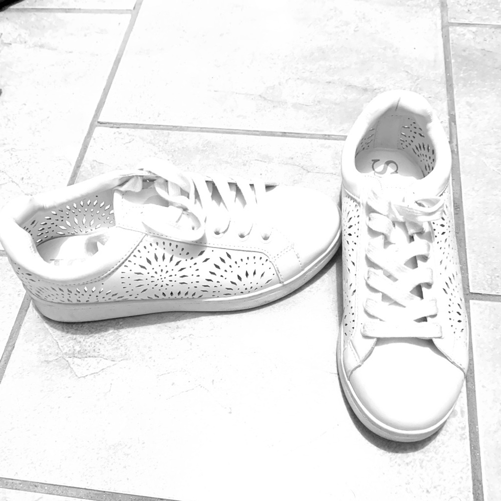 Sam and Libby white sneakers
